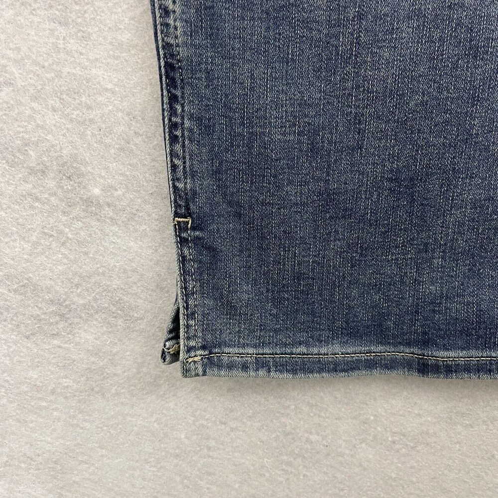 NYDJ Jeans Womens 24W Blue Loire Chloe Capri Slit Hem Lift Tuck Tech MSRP $89 - Picture 16 of 16